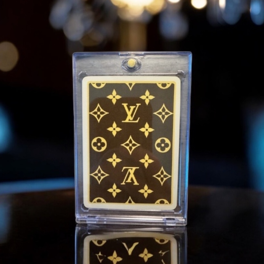 Louis Vuitton Monogram Playing Card – 9 of Spades